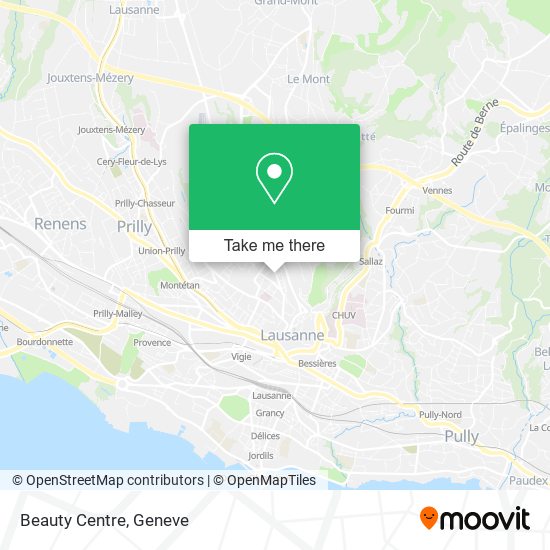 Beauty Centre map