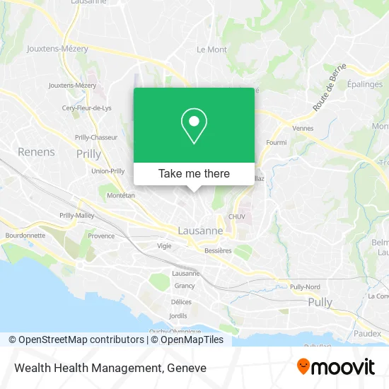Wealth Health Management map