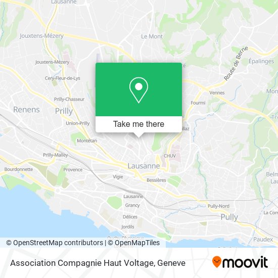 Association Compagnie Haut Voltage map