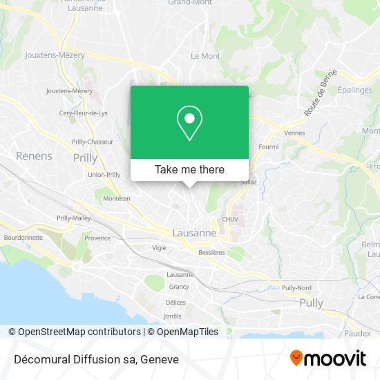 Décomural Diffusion sa map