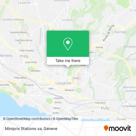 Miniprix Stations sa map