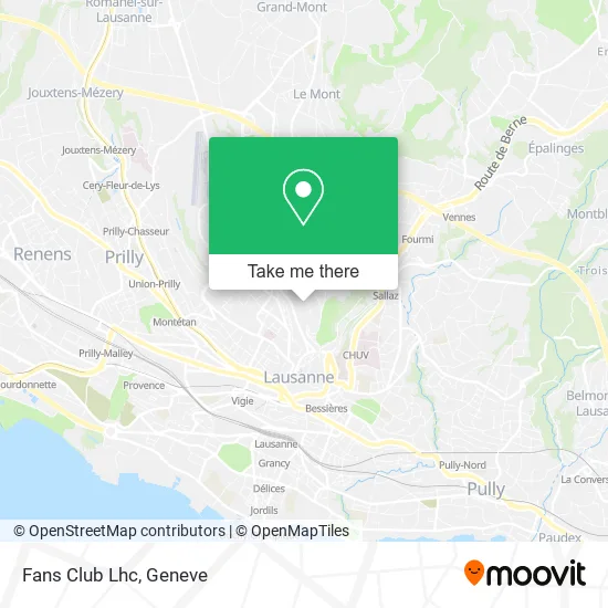 Fans Club Lhc map