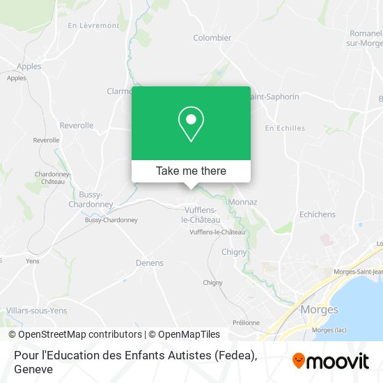 Pour l'Education des Enfants Autistes (Fedea) map