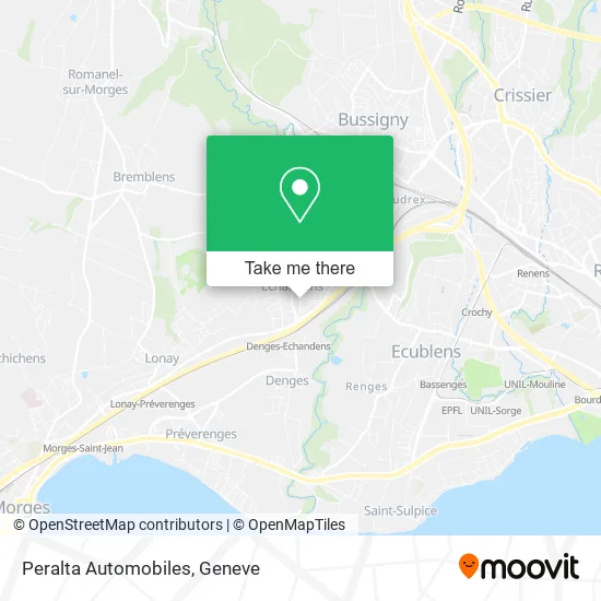 Peralta Automobiles map