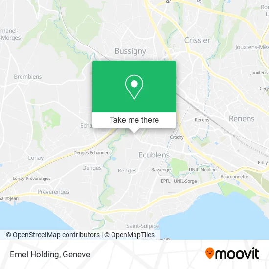 Emel Holding map