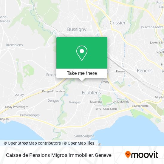 Caisse de Pensions Migros Immobilier map