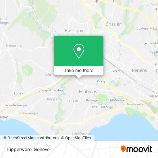 Tupperware map