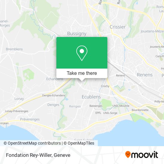 Fondation Rey-Willer map