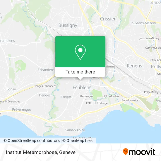 Institut Métamorphose map