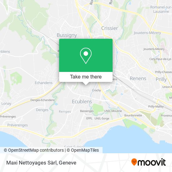 Maxi Nettoyages Sàrl map