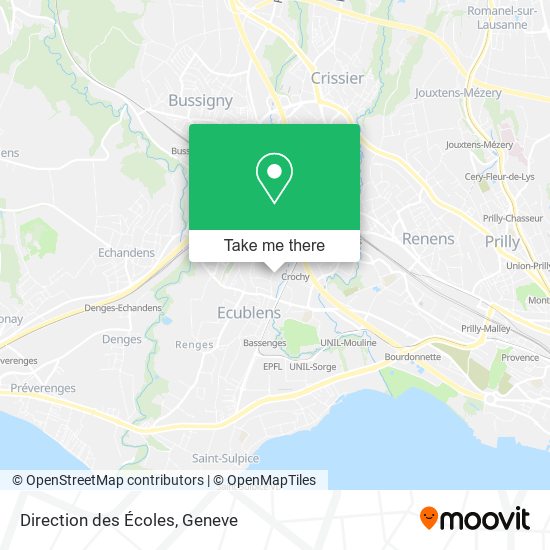 Direction des Écoles map