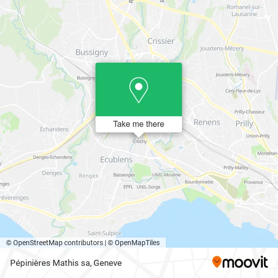 Pépinières Mathis sa map