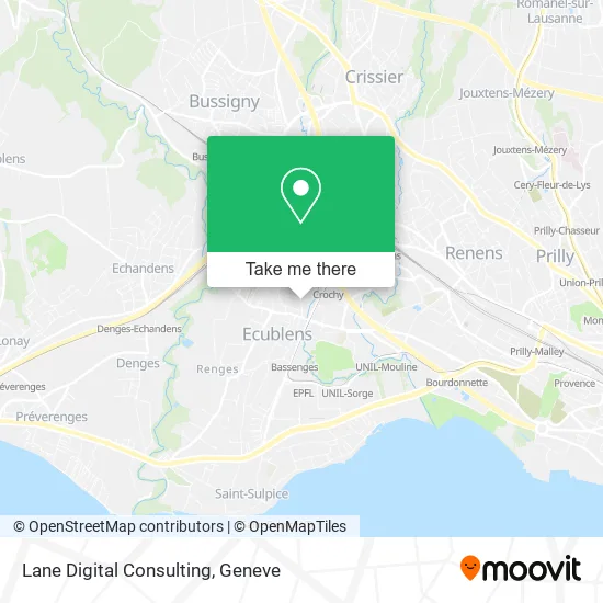 Lane Digital Consulting map