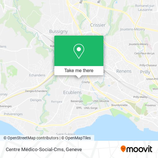 Centre Médico-Social-Cms map