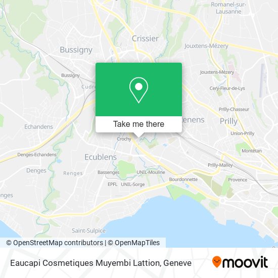 Eaucapi Cosmetiques Muyembi Lattion map
