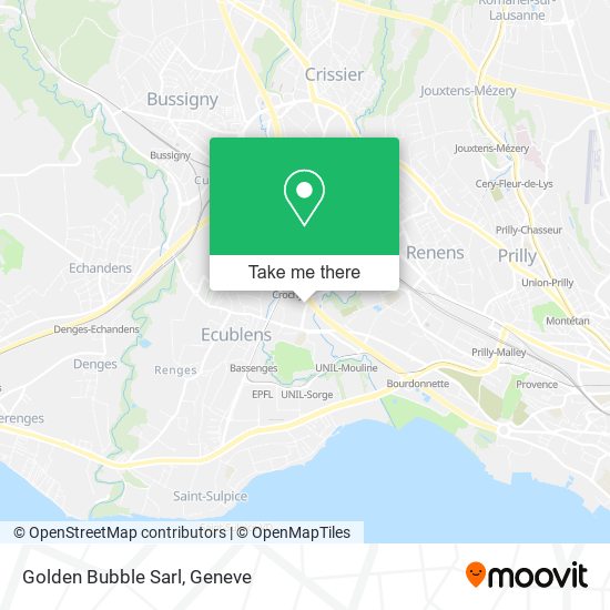 Golden Bubble Sarl map