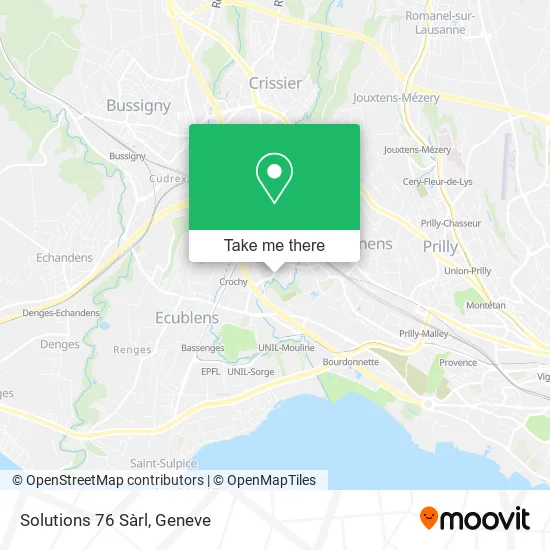 Solutions 76 Sàrl map