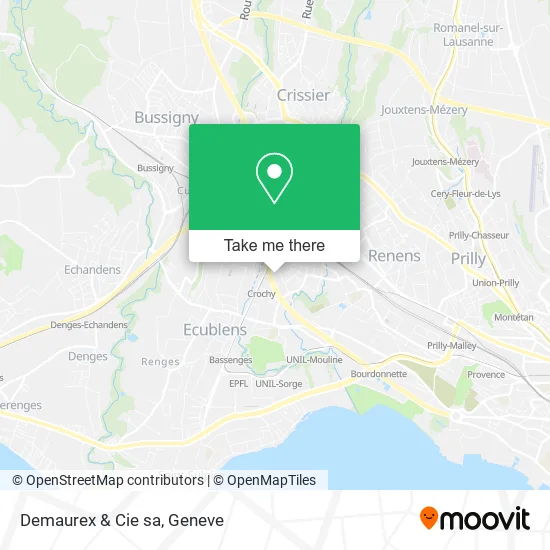 Demaurex & Cie sa map