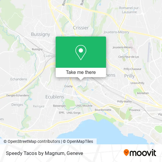 Speedy Tacos by Magnum map