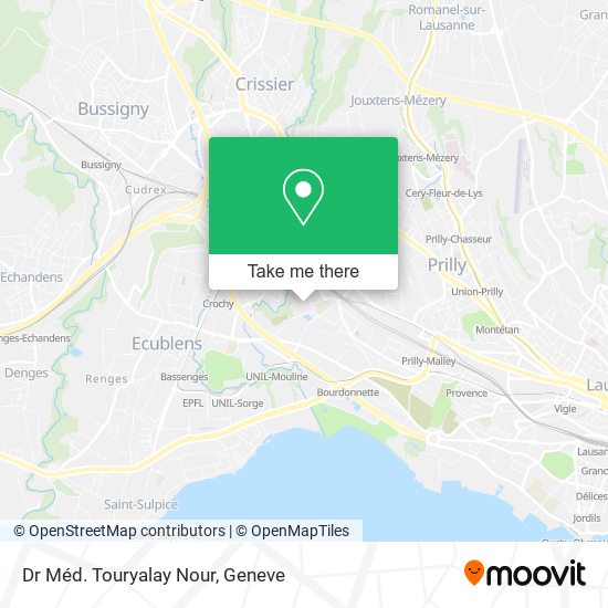 Dr Méd. Touryalay Nour map