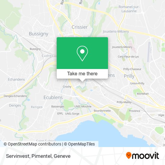 Servinvest, Pimentel map