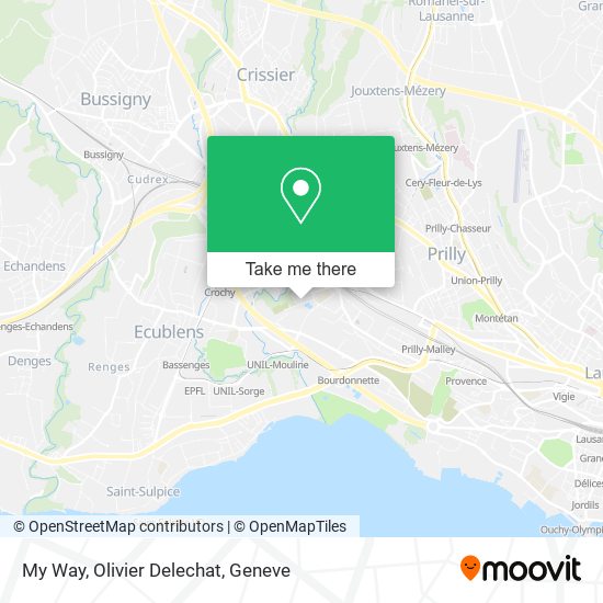 My Way, Olivier Delechat map