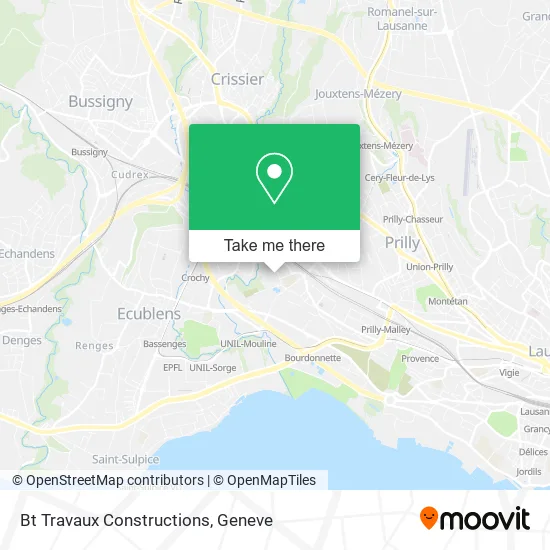 Bt Travaux Constructions map