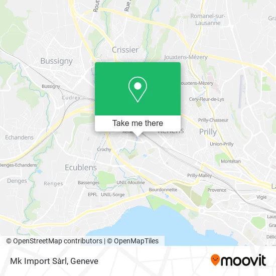 Mk Import Sàrl map