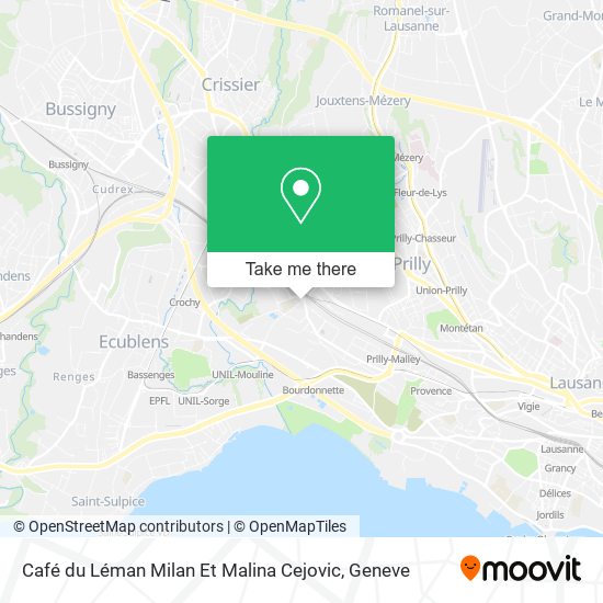 Café du Léman Milan Et Malina Cejovic map