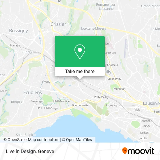 Live in Design map