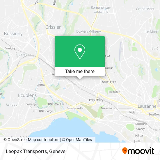 Leopax Transports map