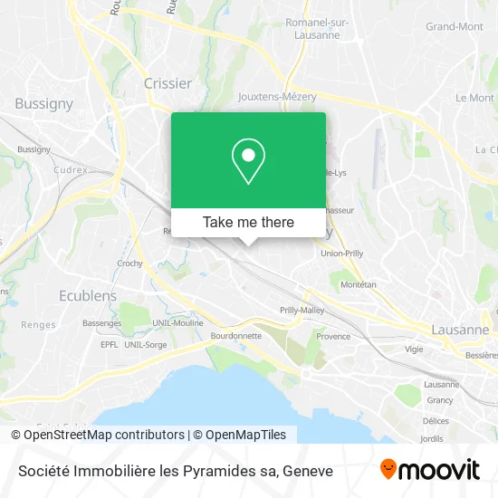 Société Immobilière les Pyramides sa map