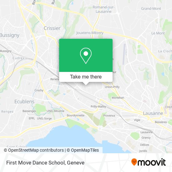 First Move Dance School map