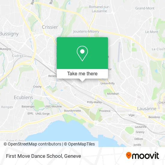 First Move Dance School map