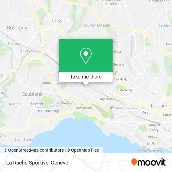 La Ruche Sportive map