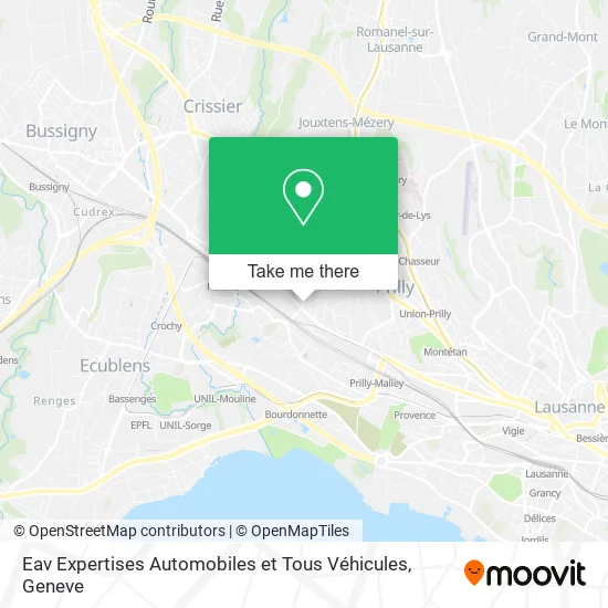 Eav Expertises Automobiles et Tous Véhicules map