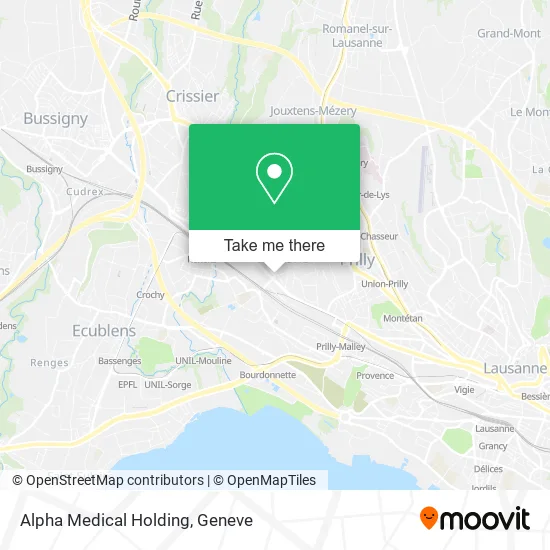 Alpha Medical Holding map