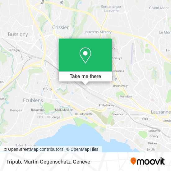 Tripub, Martin Gegenschatz map