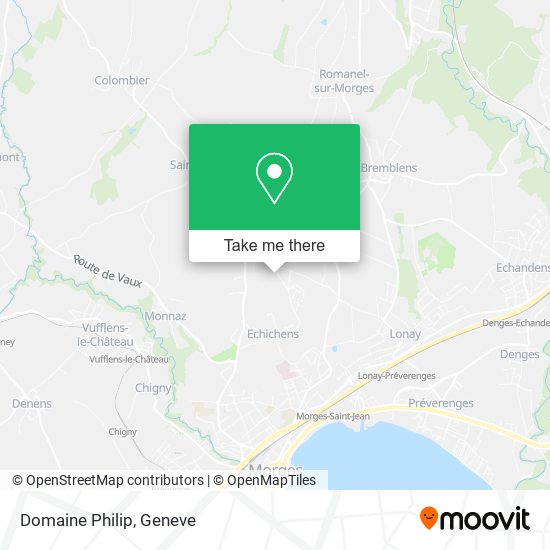 Domaine Philip map