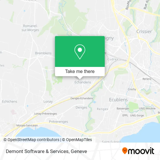 Demont Software & Services map