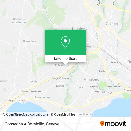 Consegna A Domicilio map