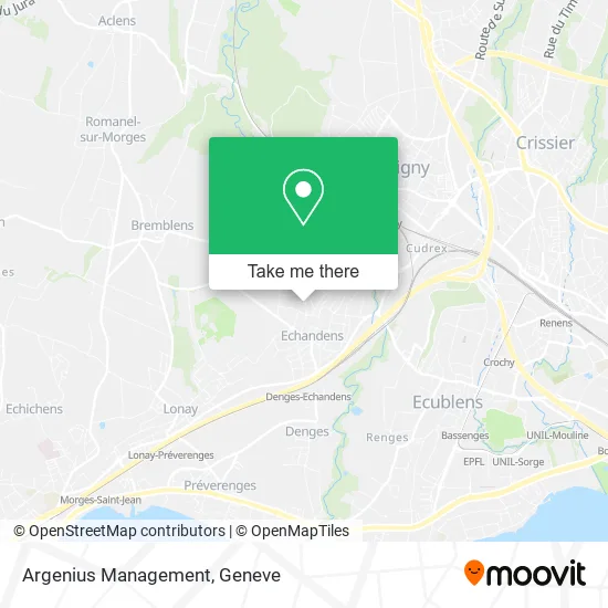 Argenius Management map