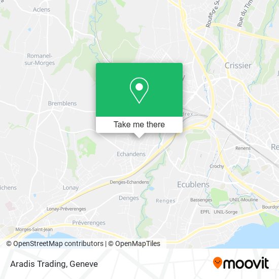 Aradis Trading map