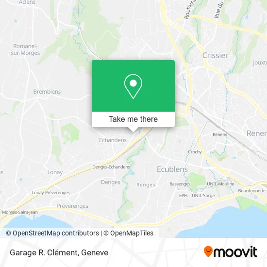 Garage R. Clément map