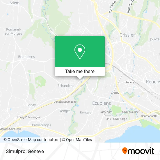 Simulpro map