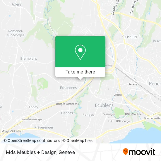 Mds Meubles + Design map