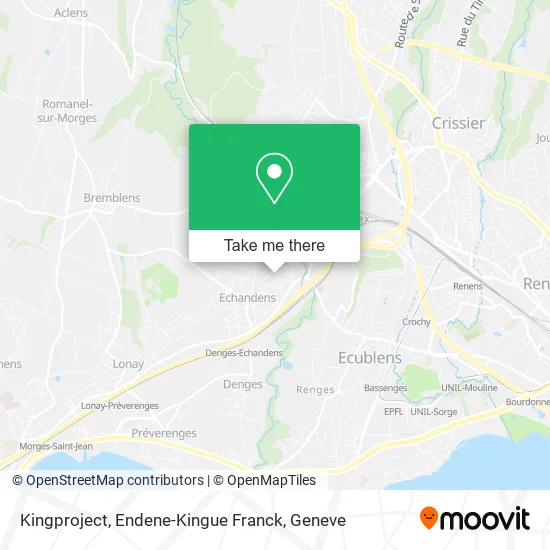 Kingproject, Endene-Kingue Franck map