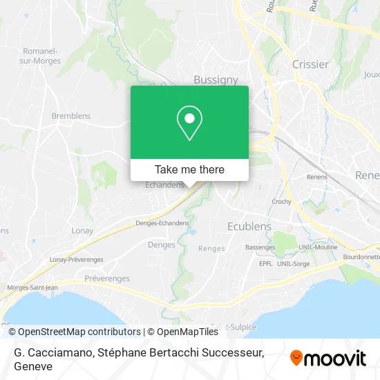 G. Cacciamano, Stéphane Bertacchi Successeur map