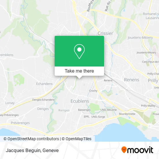 Jacques Beguin map