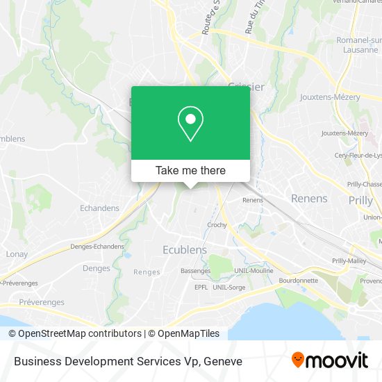 Business Development Services Vp map